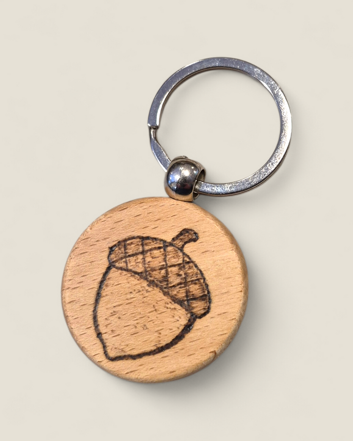Marked In Wood, Wood Burnt Keychains