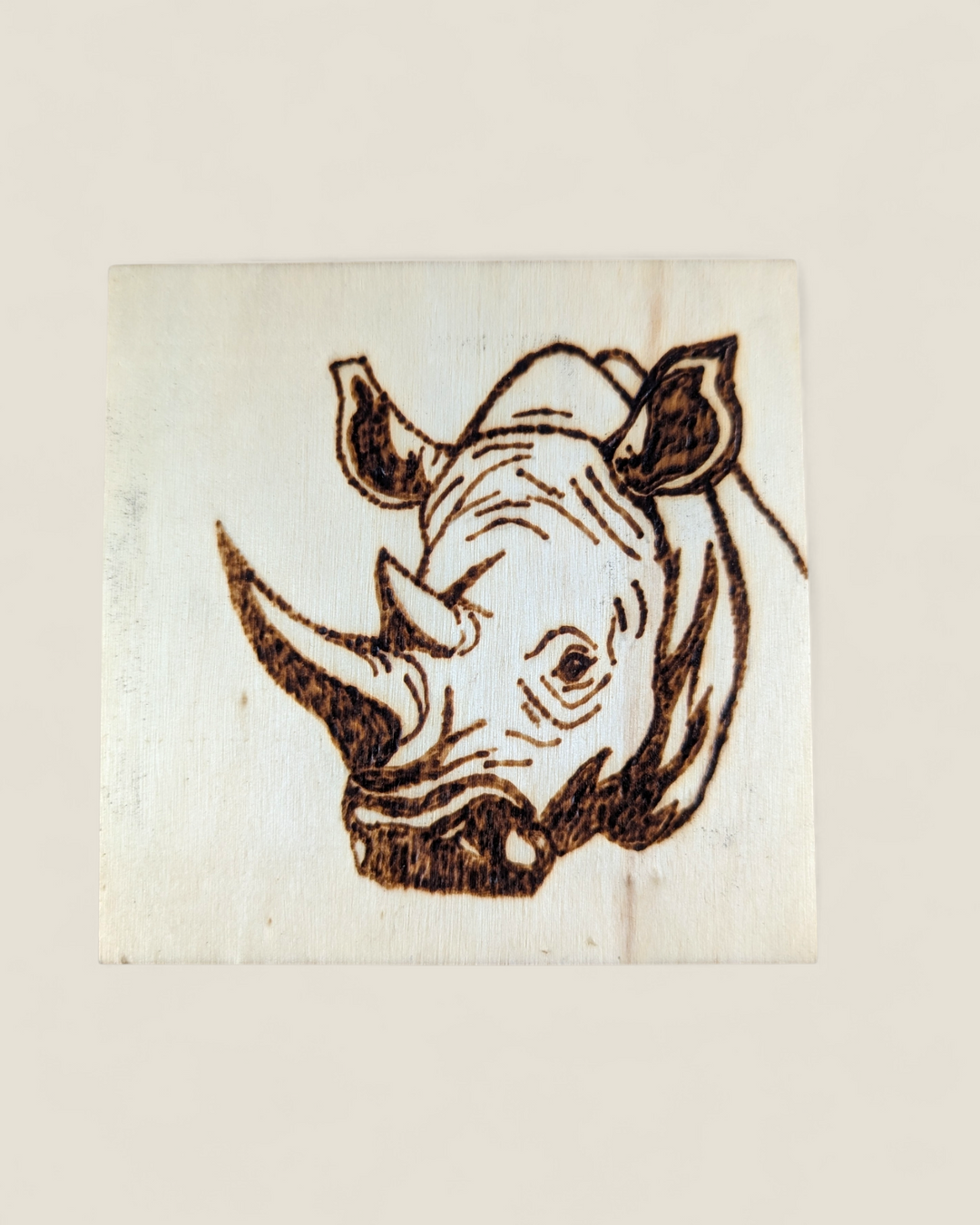 Marked In Wood, Wood Burnt Cork Backed Coasters