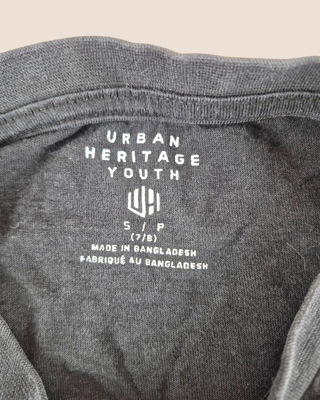 Pre-Loved Urban Heritage Black Doodle T Shirt Boys 7-8Y | Betty’s Marketplace