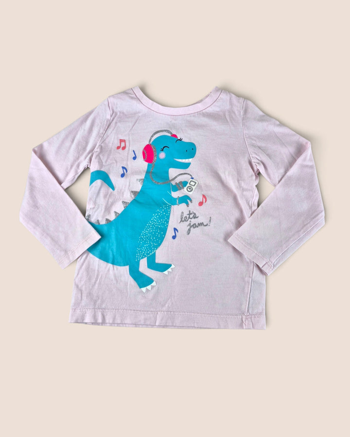 Pre-Loved Carter's "Let's Jam" Dinosaur Outfit Girls 3Y | Betty’s Marketplace