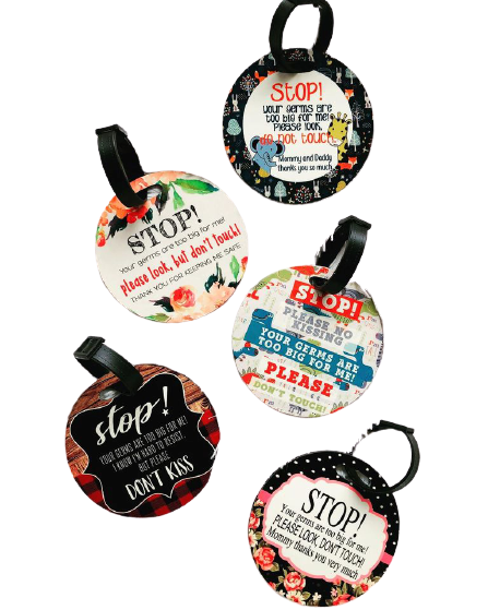 Lindsay's Creations, Double Sided Stroller Tags