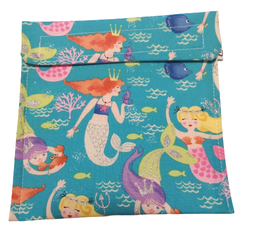 Lillabean, Reusable Snack Bags with Velcro - Large Size