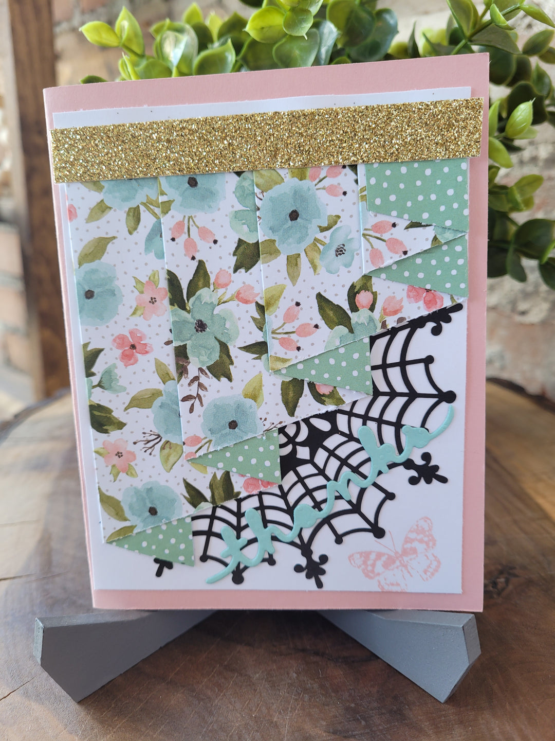 Cards By Sue, Crafted Greeting Cards- Thank You