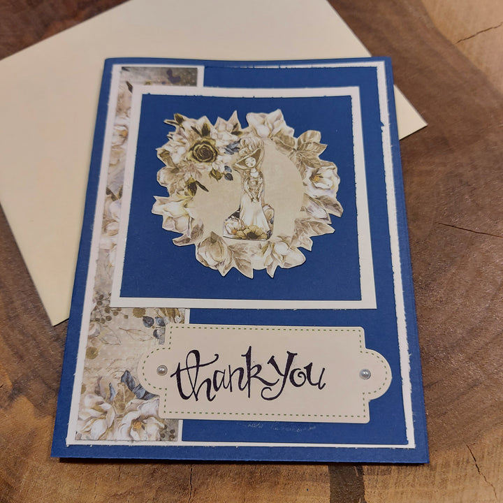 Cards By Sue, Crafted Greeting Cards- Thank You