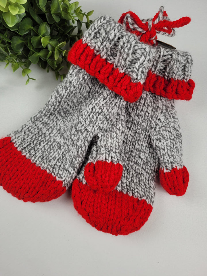 Knits By Gee, Rag Wool Mitts