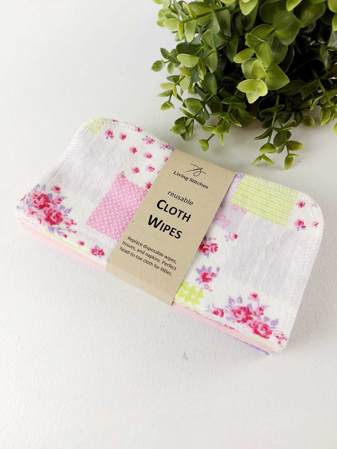 Living Stitches, Reusable Cloth Wipes