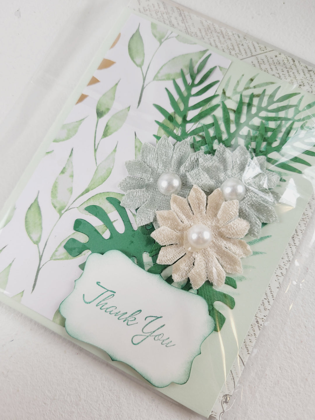 Cards By Sue, Crafted Greeting Cards- Thank You