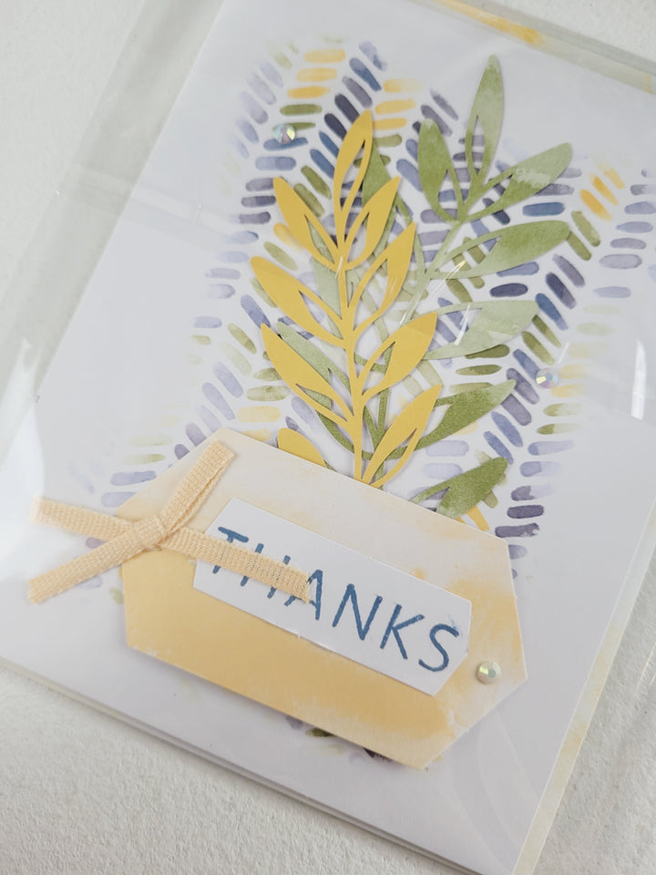 Cards By Sue, Crafted Greeting Cards- Thank You