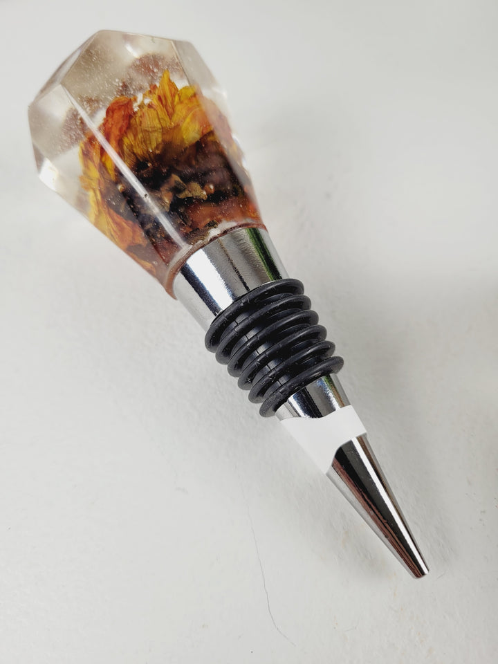 Little Pretty Designs, Floral Resin Bottle Stoppers