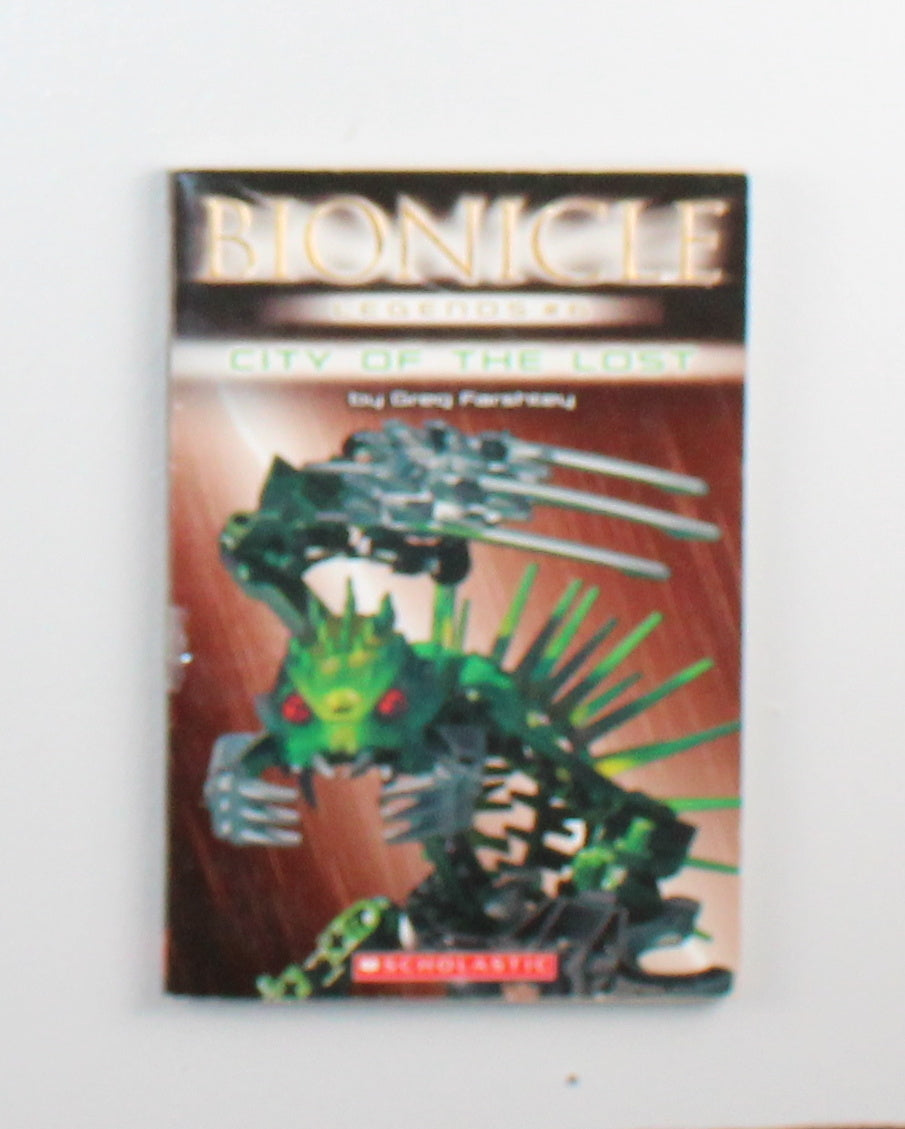 BIONICLE CITY OF THE LOST CHAPTER BOOK EUC