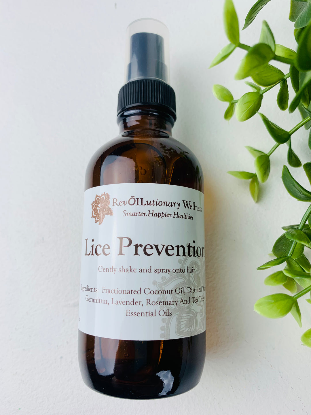 RevOILutionary Wellness, Essential Oil Bug Spray & Lice Prevention Spray 4oz
