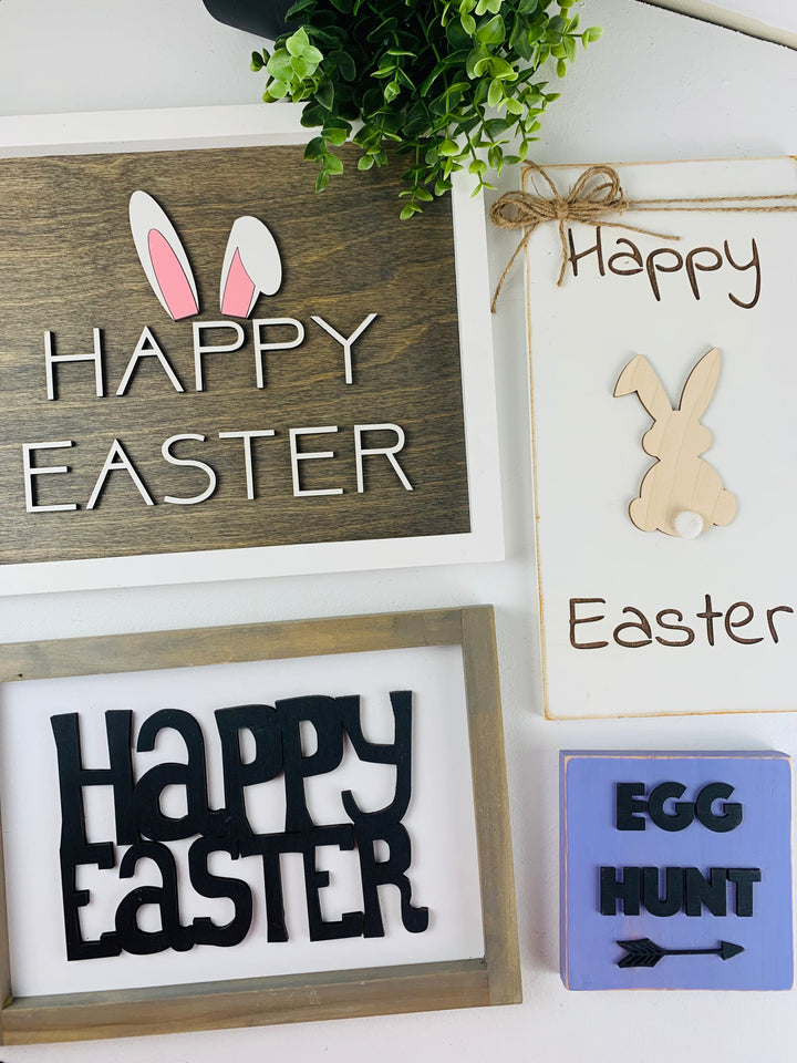 Rough Cut Dezigns, Easter And Spring Wall Signs & Shelf Sitters