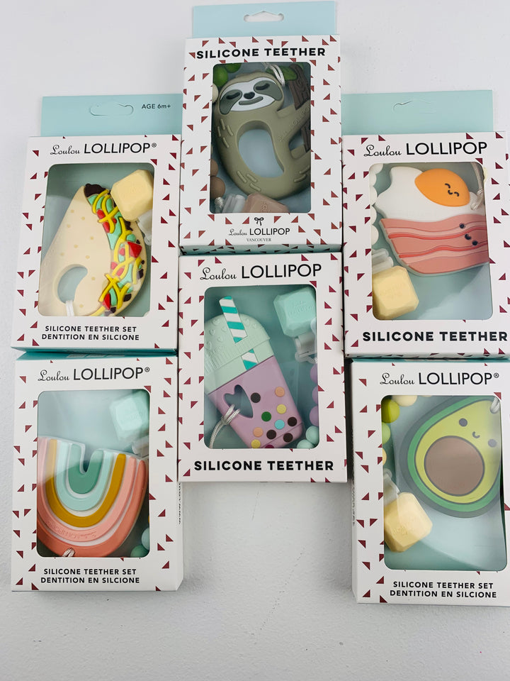 LouLou Lollipop, Silicone Teether Sets